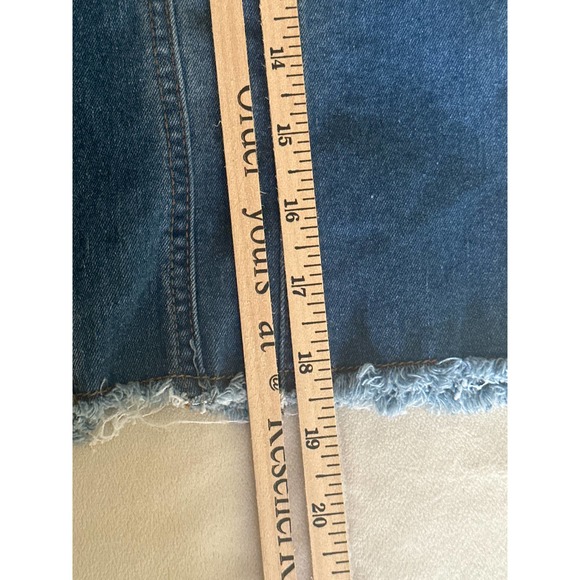 Soho Blue Jacket Girls 16 XL Denim Raw Hem - Picture 6 of 9